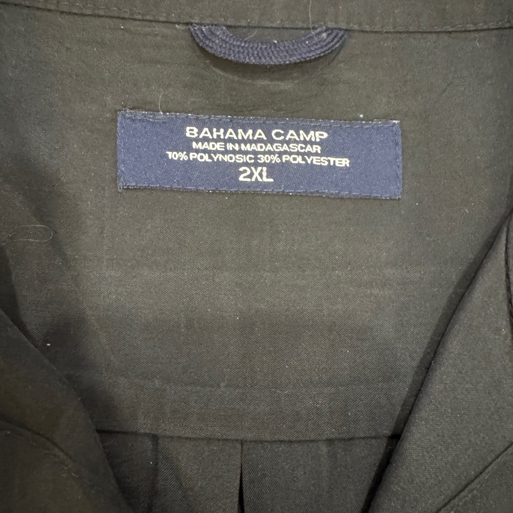 Bahama Camp Black Shirt 2XL
